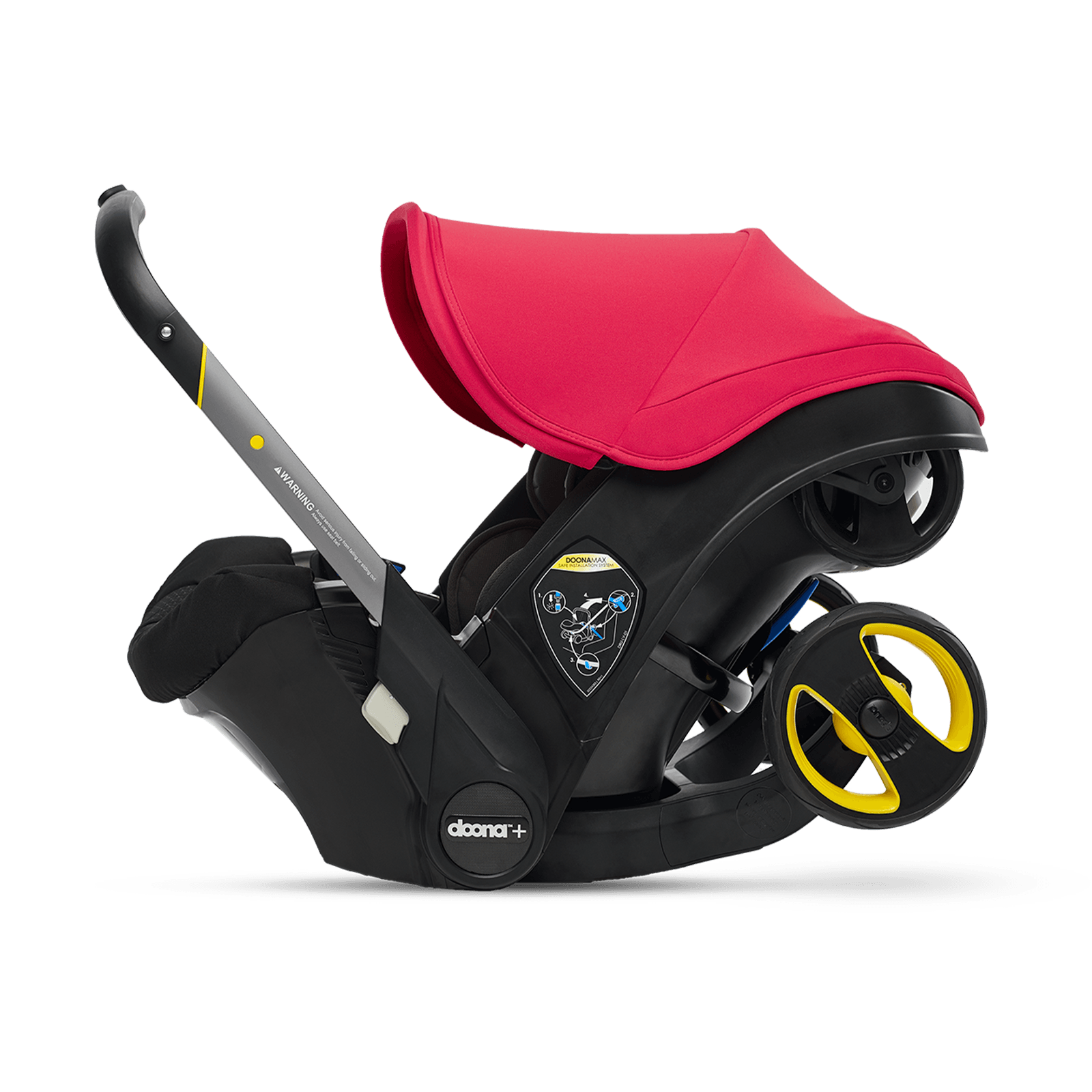 Doona+ Car Seat & Stroller Flame Red - Baby Push